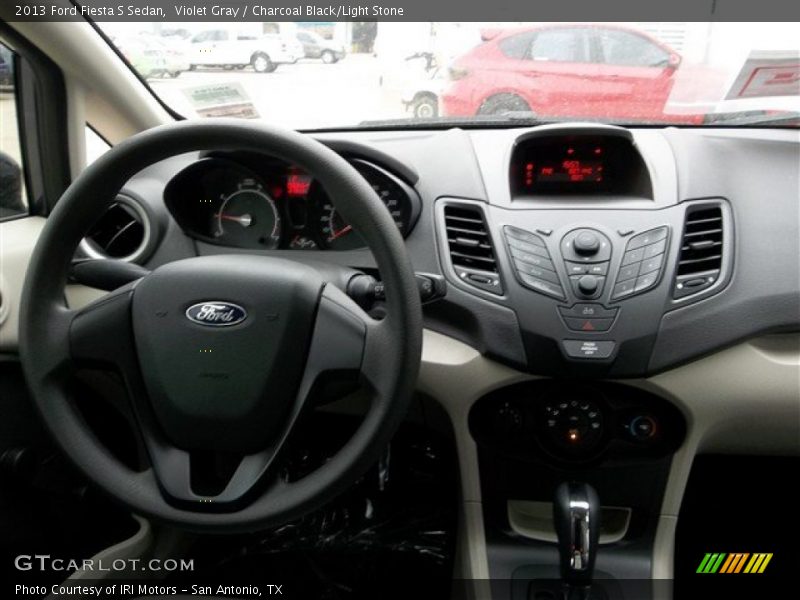 Violet Gray / Charcoal Black/Light Stone 2013 Ford Fiesta S Sedan