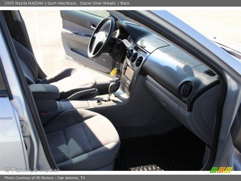 Glacier Silver Metallic / Black 2005 Mazda MAZDA6 s Sport Hatchback