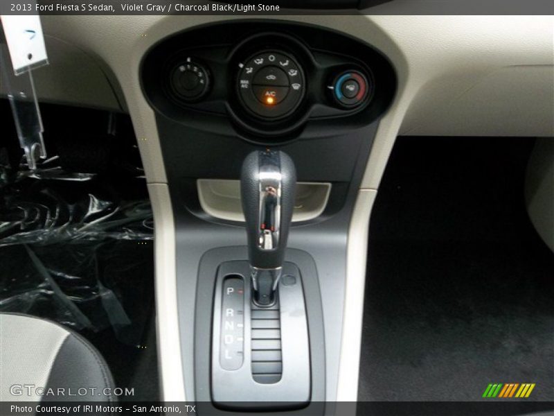 Violet Gray / Charcoal Black/Light Stone 2013 Ford Fiesta S Sedan