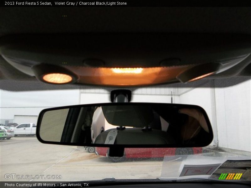 Violet Gray / Charcoal Black/Light Stone 2013 Ford Fiesta S Sedan