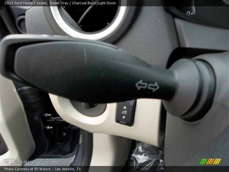 Violet Gray / Charcoal Black/Light Stone 2013 Ford Fiesta S Sedan