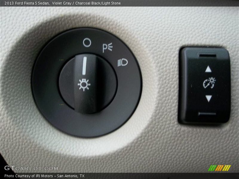 Violet Gray / Charcoal Black/Light Stone 2013 Ford Fiesta S Sedan