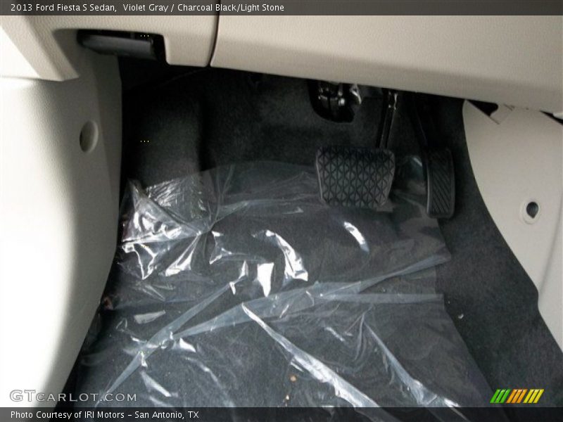 Violet Gray / Charcoal Black/Light Stone 2013 Ford Fiesta S Sedan