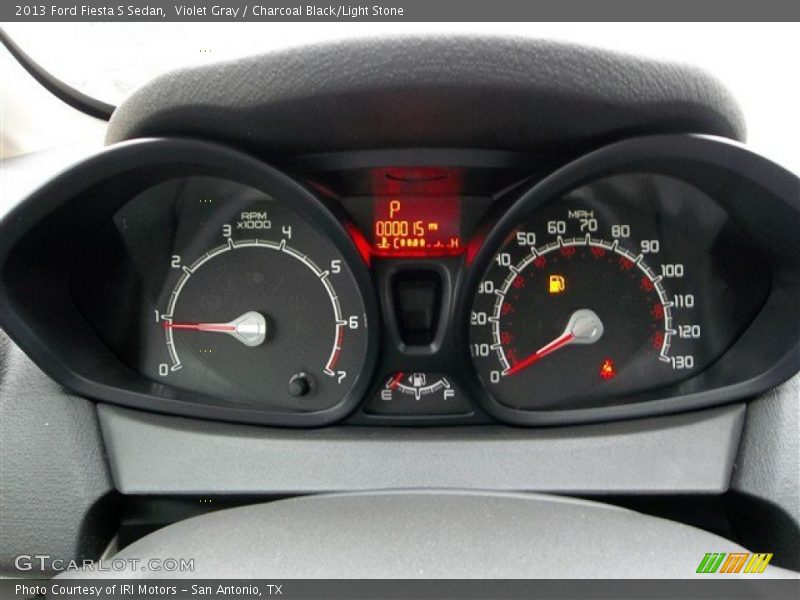 Violet Gray / Charcoal Black/Light Stone 2013 Ford Fiesta S Sedan