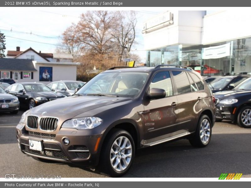 Sparkling Bronze Metallic / Sand Beige 2012 BMW X5 xDrive35i