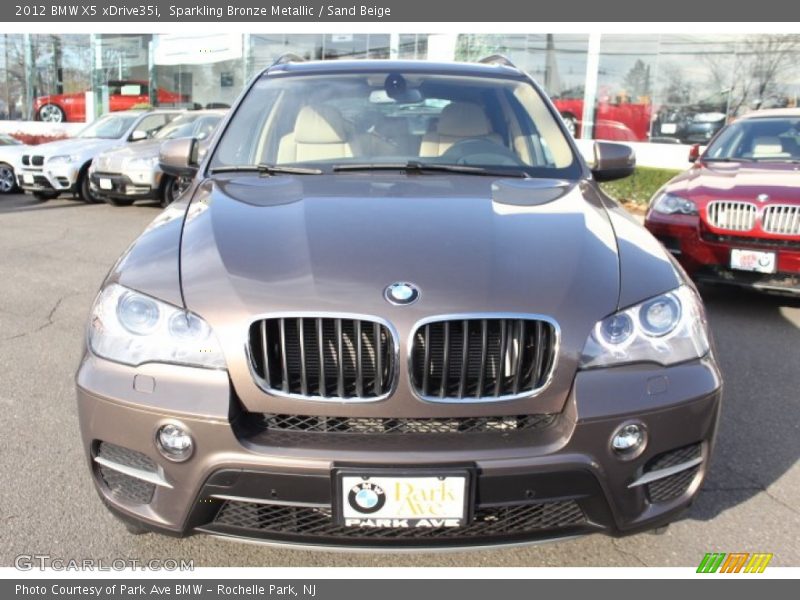 Sparkling Bronze Metallic / Sand Beige 2012 BMW X5 xDrive35i