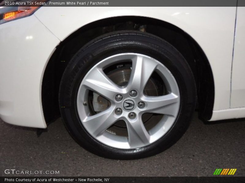 Premium White Pearl / Parchment 2010 Acura TSX Sedan