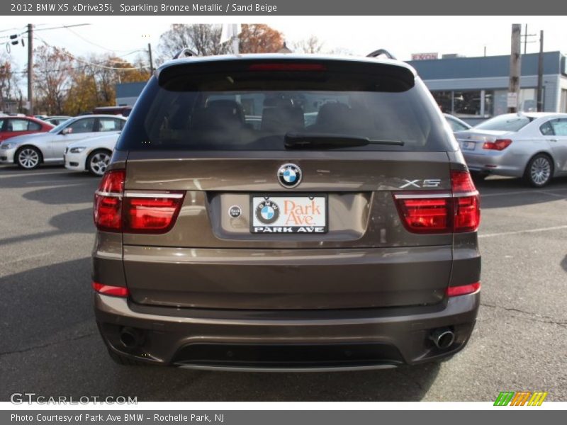 Sparkling Bronze Metallic / Sand Beige 2012 BMW X5 xDrive35i