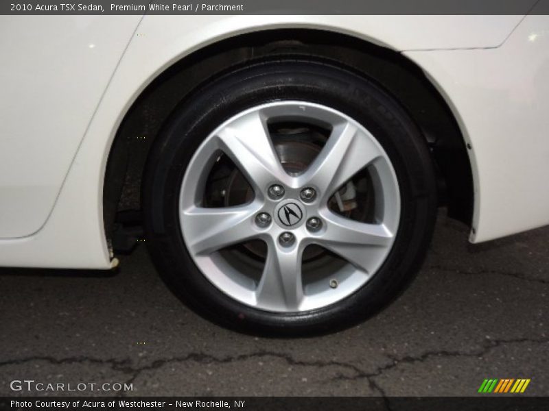 Premium White Pearl / Parchment 2010 Acura TSX Sedan