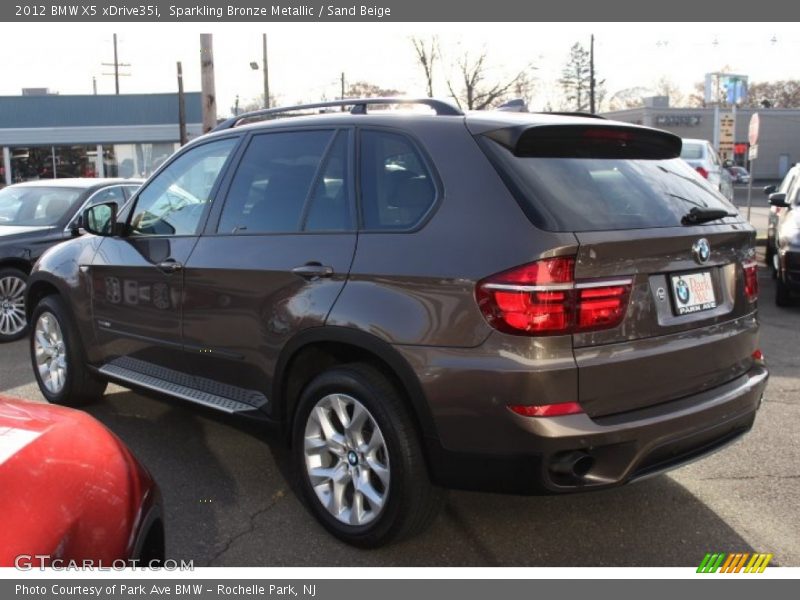Sparkling Bronze Metallic / Sand Beige 2012 BMW X5 xDrive35i