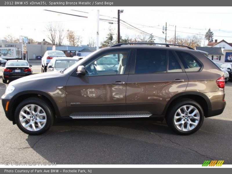 Sparkling Bronze Metallic / Sand Beige 2012 BMW X5 xDrive35i