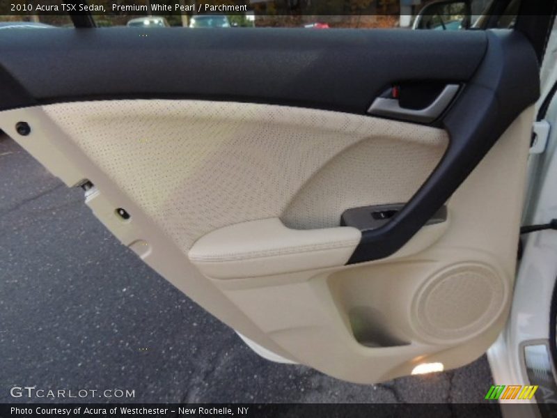 Premium White Pearl / Parchment 2010 Acura TSX Sedan