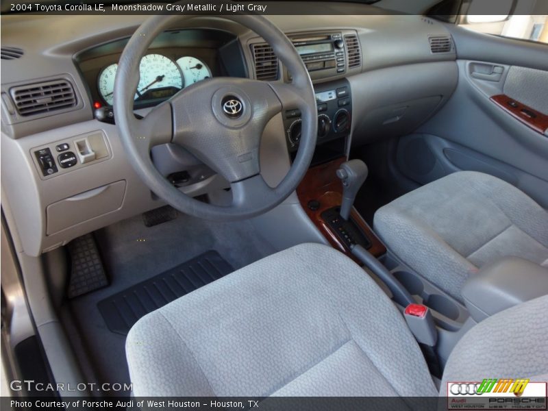 Moonshadow Gray Metallic / Light Gray 2004 Toyota Corolla LE