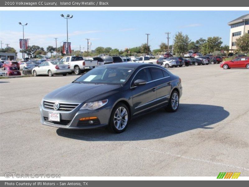 Island Grey Metallic / Black 2010 Volkswagen CC Luxury