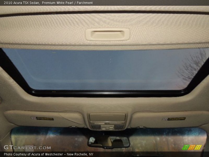 Premium White Pearl / Parchment 2010 Acura TSX Sedan