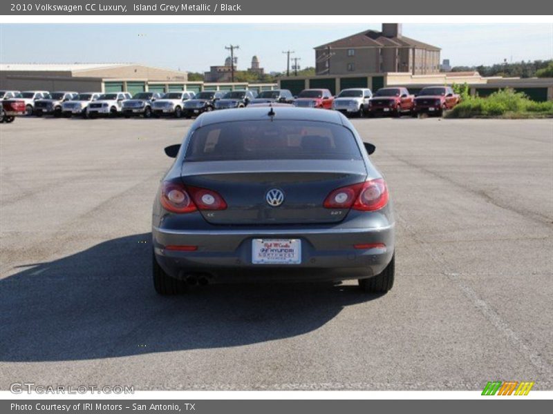 Island Grey Metallic / Black 2010 Volkswagen CC Luxury