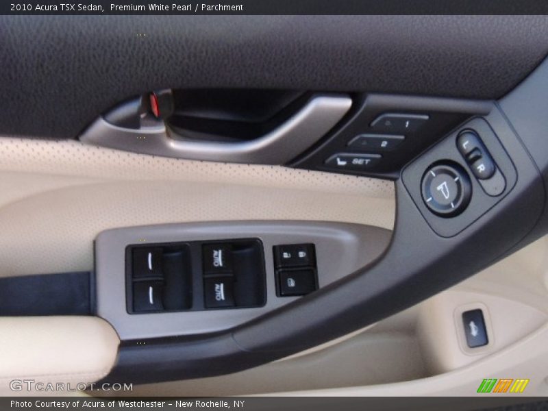 Premium White Pearl / Parchment 2010 Acura TSX Sedan