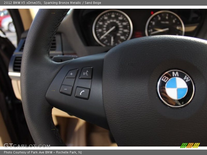 Sparkling Bronze Metallic / Sand Beige 2012 BMW X5 xDrive35i