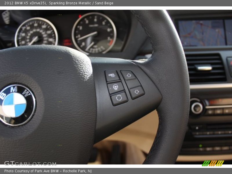 Sparkling Bronze Metallic / Sand Beige 2012 BMW X5 xDrive35i