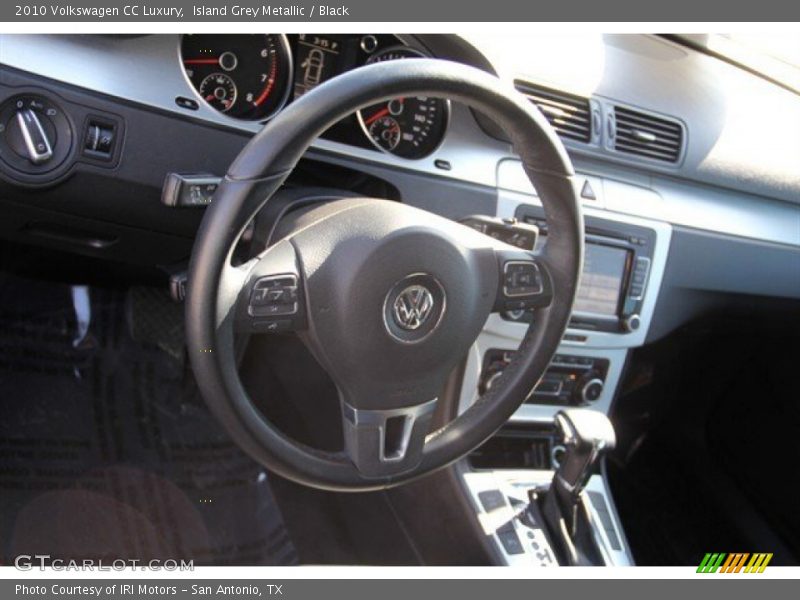 Island Grey Metallic / Black 2010 Volkswagen CC Luxury