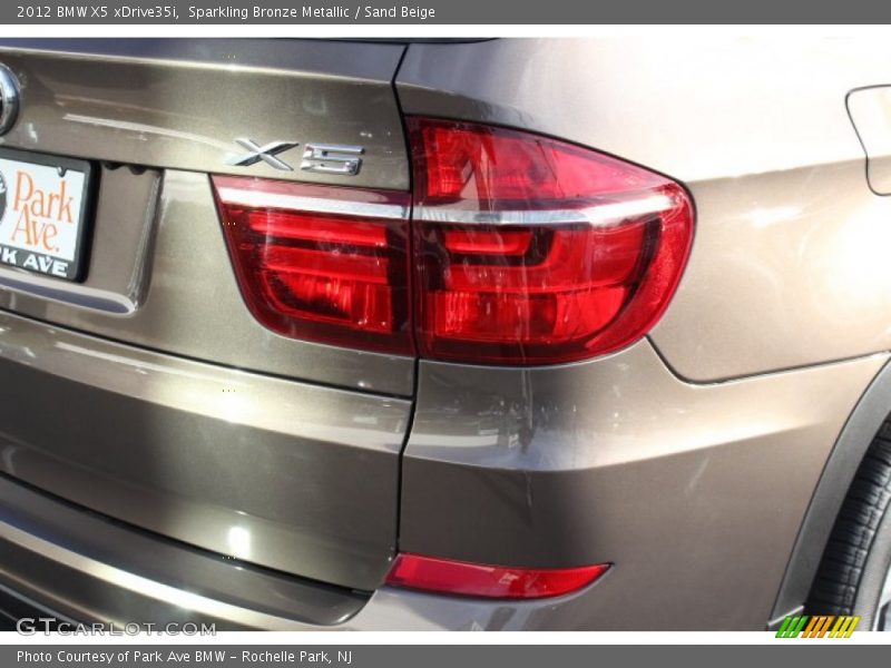Sparkling Bronze Metallic / Sand Beige 2012 BMW X5 xDrive35i