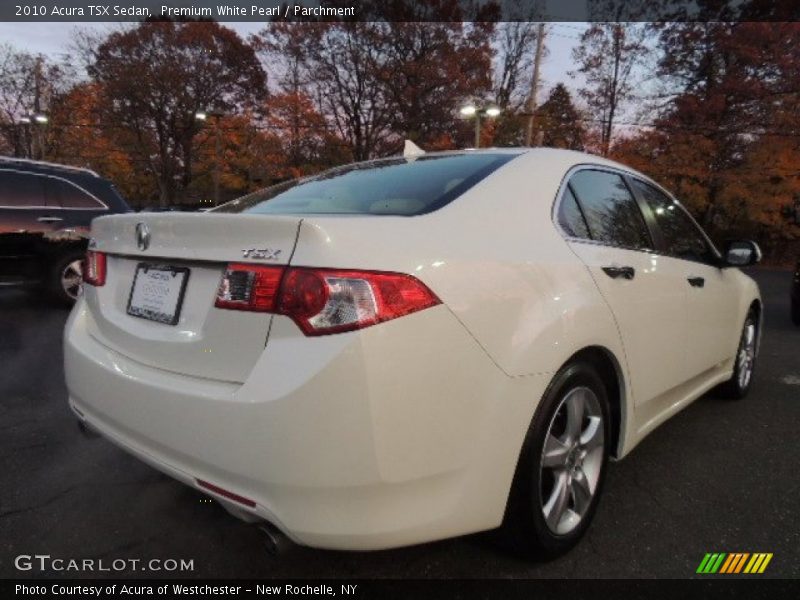 Premium White Pearl / Parchment 2010 Acura TSX Sedan