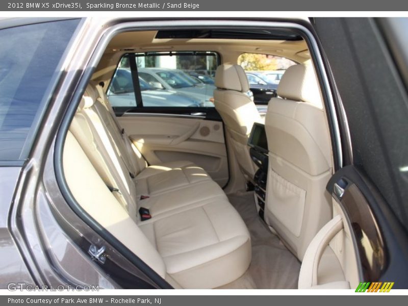Rear Seat of 2012 X5 xDrive35i