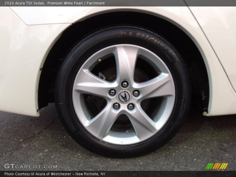 Premium White Pearl / Parchment 2010 Acura TSX Sedan