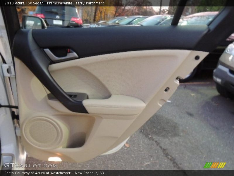 Premium White Pearl / Parchment 2010 Acura TSX Sedan