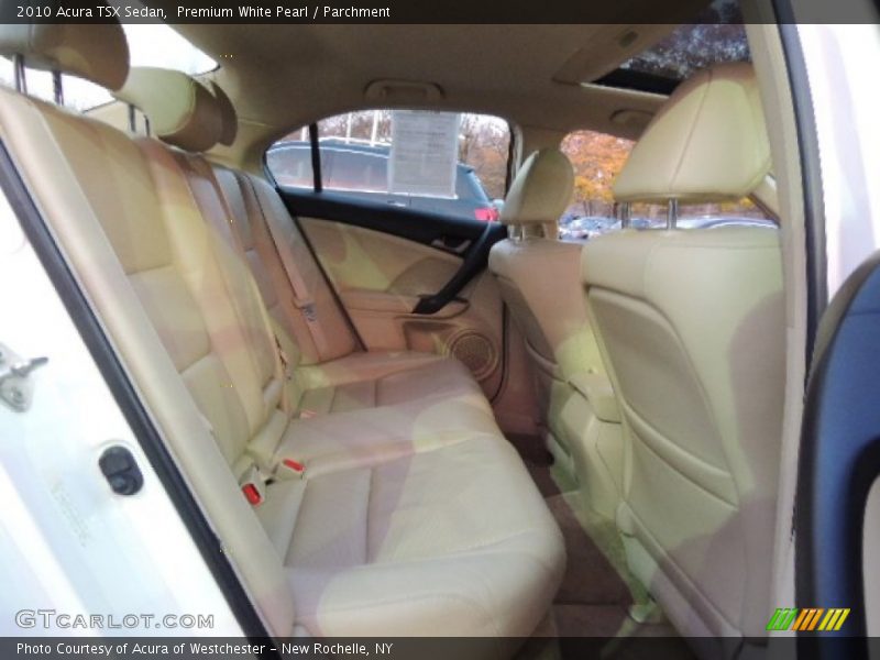 Premium White Pearl / Parchment 2010 Acura TSX Sedan