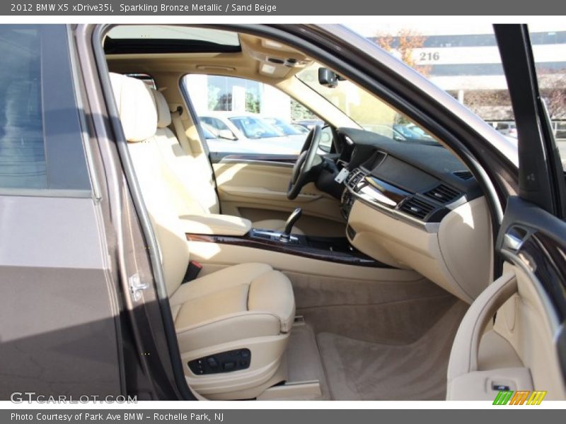 Sparkling Bronze Metallic / Sand Beige 2012 BMW X5 xDrive35i