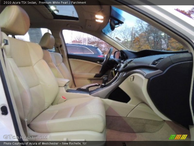 Premium White Pearl / Parchment 2010 Acura TSX Sedan