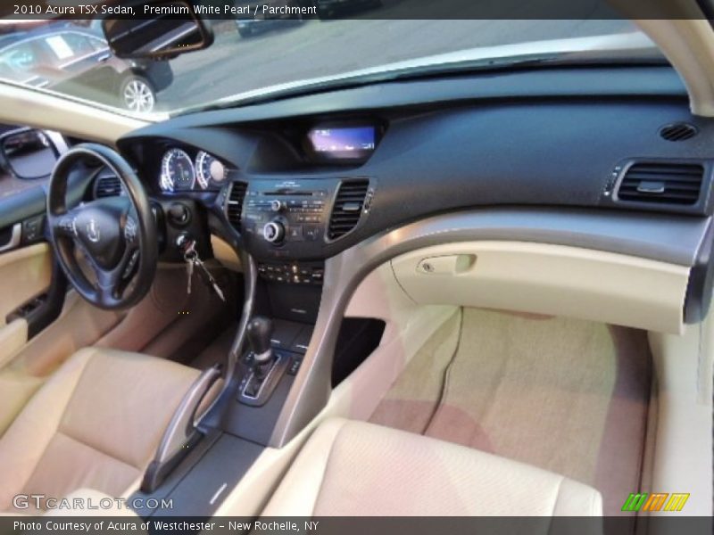 Premium White Pearl / Parchment 2010 Acura TSX Sedan