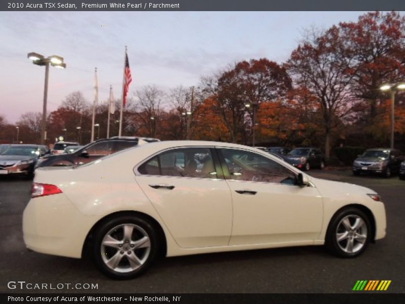 Premium White Pearl / Parchment 2010 Acura TSX Sedan