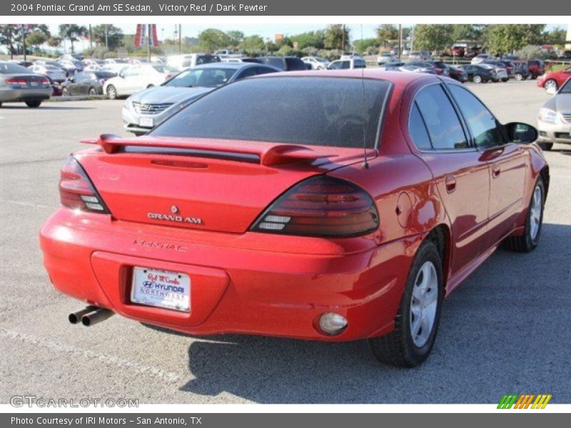 Victory Red / Dark Pewter 2004 Pontiac Grand Am SE Sedan
