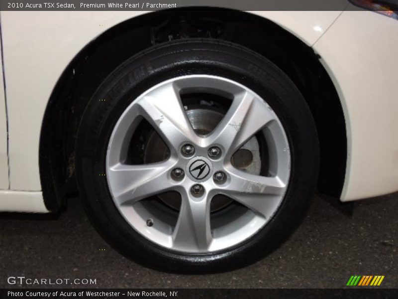 Premium White Pearl / Parchment 2010 Acura TSX Sedan