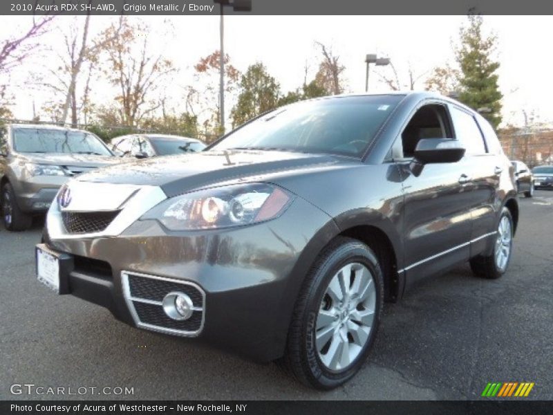 Grigio Metallic / Ebony 2010 Acura RDX SH-AWD