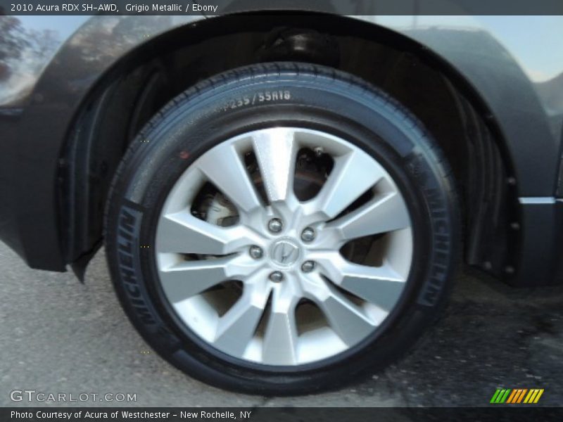 Grigio Metallic / Ebony 2010 Acura RDX SH-AWD