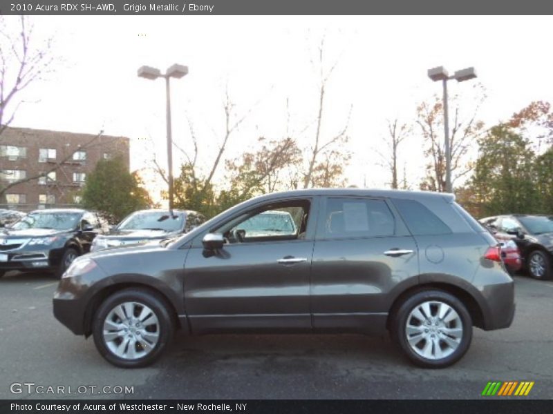 Grigio Metallic / Ebony 2010 Acura RDX SH-AWD