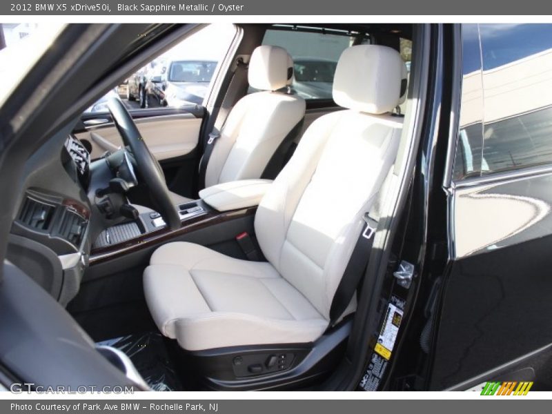 Black Sapphire Metallic / Oyster 2012 BMW X5 xDrive50i