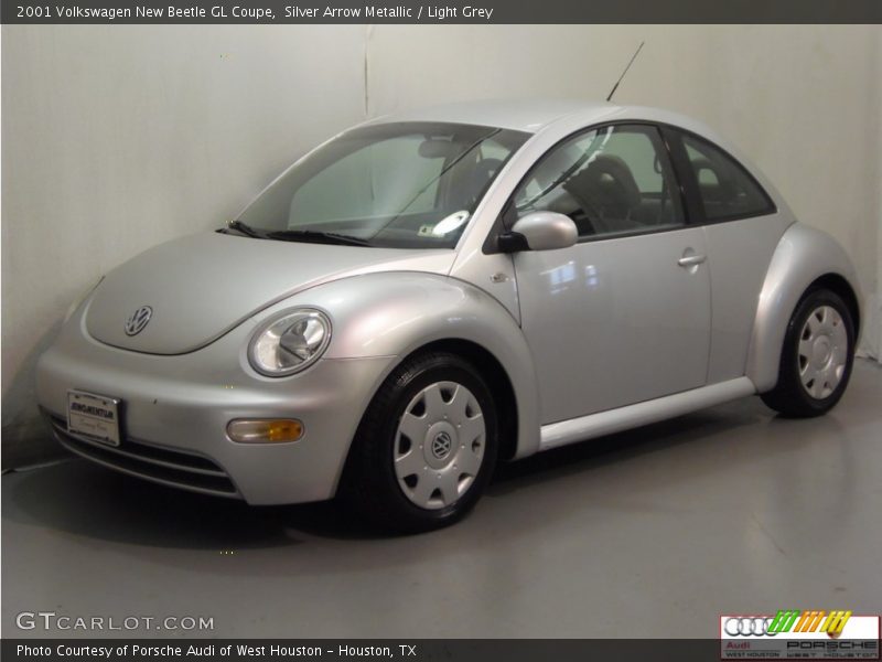 Silver Arrow Metallic / Light Grey 2001 Volkswagen New Beetle GL Coupe