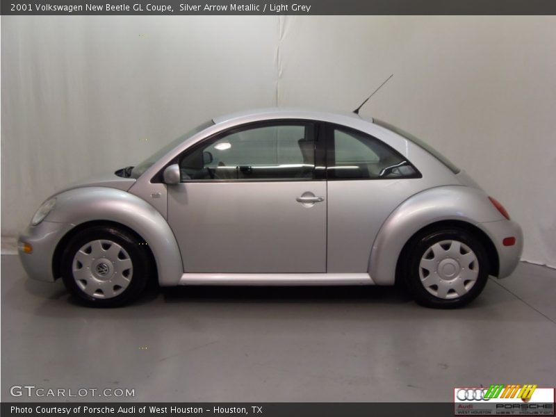 Silver Arrow Metallic / Light Grey 2001 Volkswagen New Beetle GL Coupe