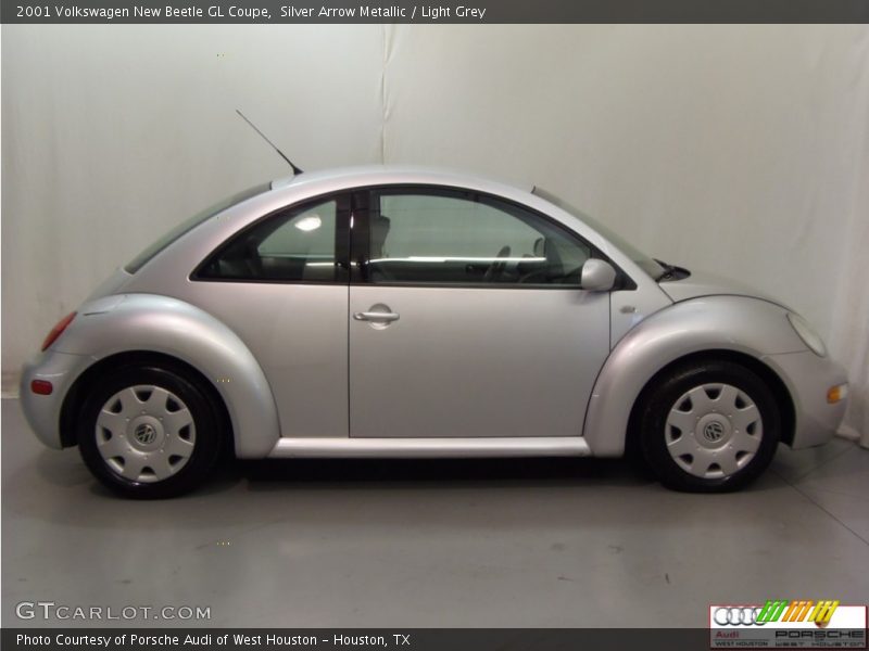 Silver Arrow Metallic / Light Grey 2001 Volkswagen New Beetle GL Coupe