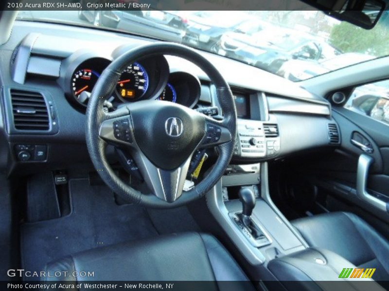 Grigio Metallic / Ebony 2010 Acura RDX SH-AWD