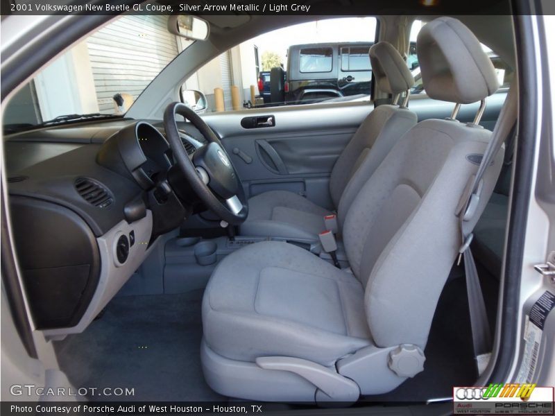 Silver Arrow Metallic / Light Grey 2001 Volkswagen New Beetle GL Coupe