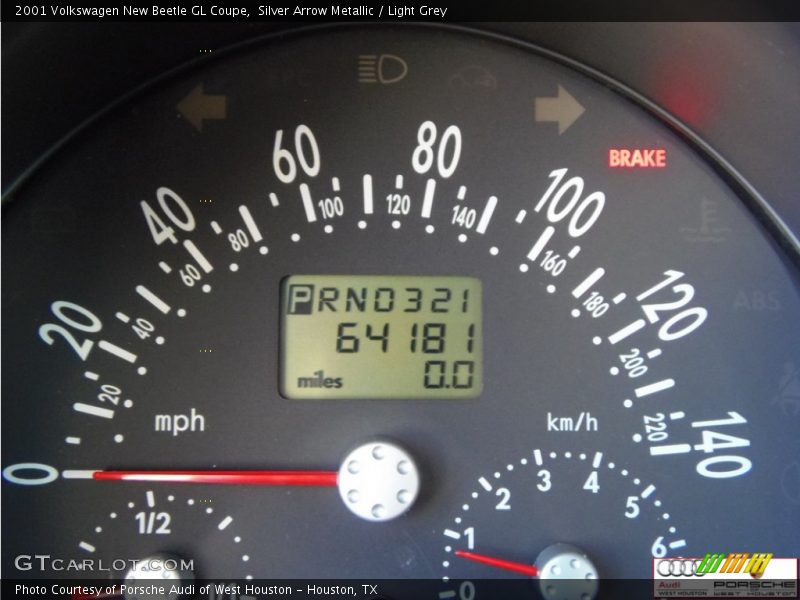 Silver Arrow Metallic / Light Grey 2001 Volkswagen New Beetle GL Coupe