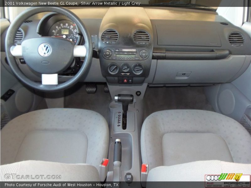 Silver Arrow Metallic / Light Grey 2001 Volkswagen New Beetle GL Coupe
