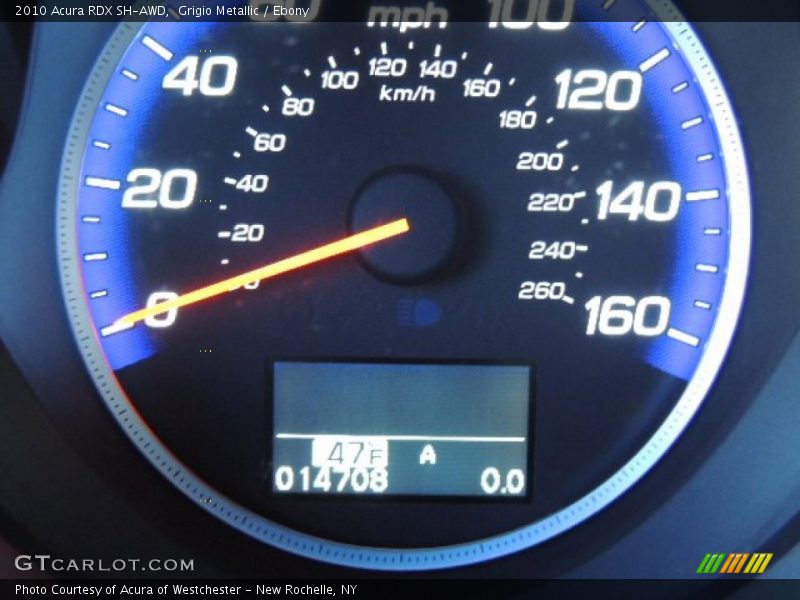 Grigio Metallic / Ebony 2010 Acura RDX SH-AWD