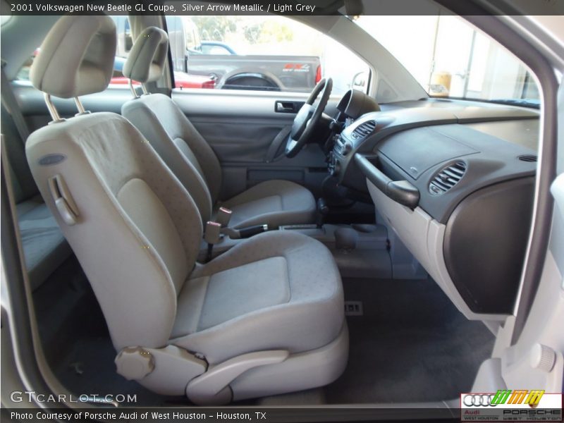 Silver Arrow Metallic / Light Grey 2001 Volkswagen New Beetle GL Coupe