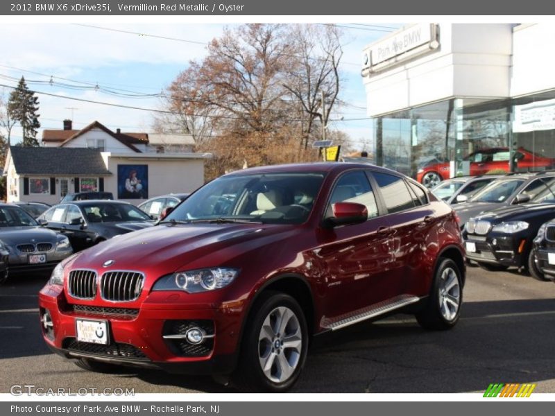 Vermillion Red Metallic / Oyster 2012 BMW X6 xDrive35i